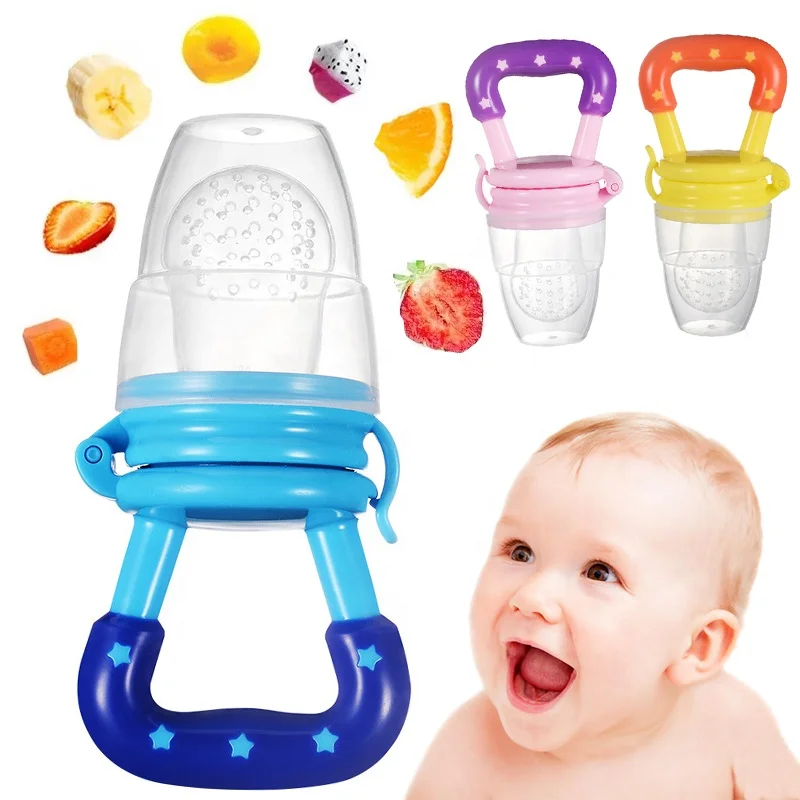 

Safety material silicone baby fruit pacifier for baby soother teether