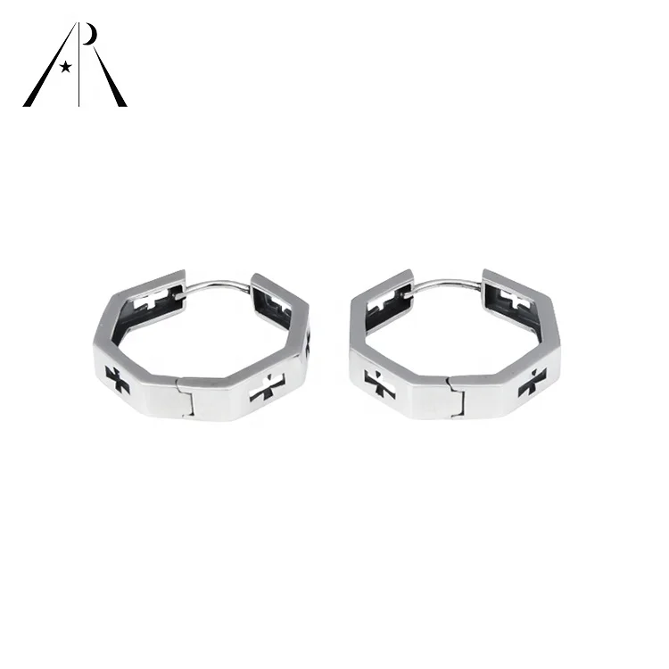 

Cross New Style Earrings Female Jewelry Hollow Sterling Silver 925 Small Fashion Earrings