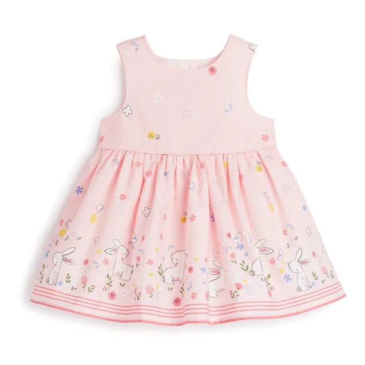 

Beautiful Cotton baby girl Dresses Kids Casual Baby Girl Dresses Princess Dress For Kids summer wear stock wholesale