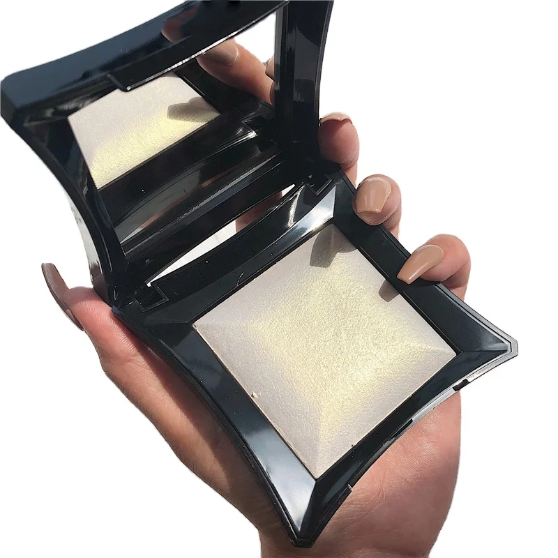 

No logo Shimmer Tone Highlighter Face Brighten Glitter Makeup Monochrome Blusher Powder Palette Cosmetic private label, Single colors