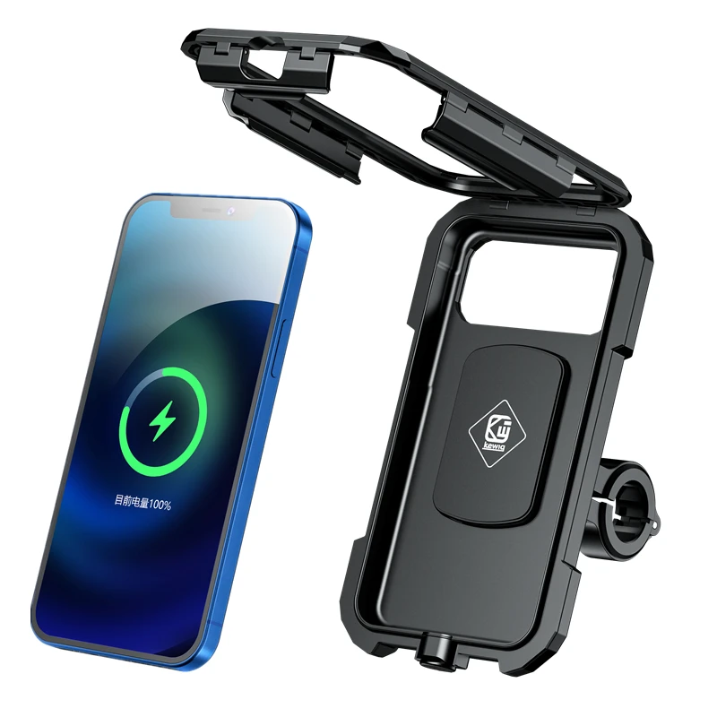

Universal Waterproof Motorcycle Phone Holder With Wireless Charger