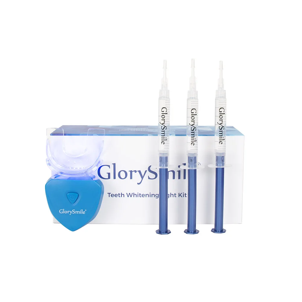 

GlorySmile New Product Private Label Home Bleaching Advanced Blue 6 LED Teeth Whitening Kit
