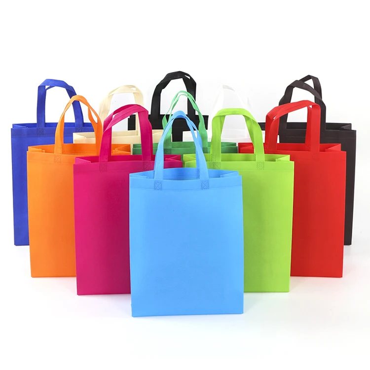 

YASEN Customized Printing Logo Non Woven Fabric Bag Reusable Eco-Friendly Non-Woven Shopping Carry Bags With Custom Logo