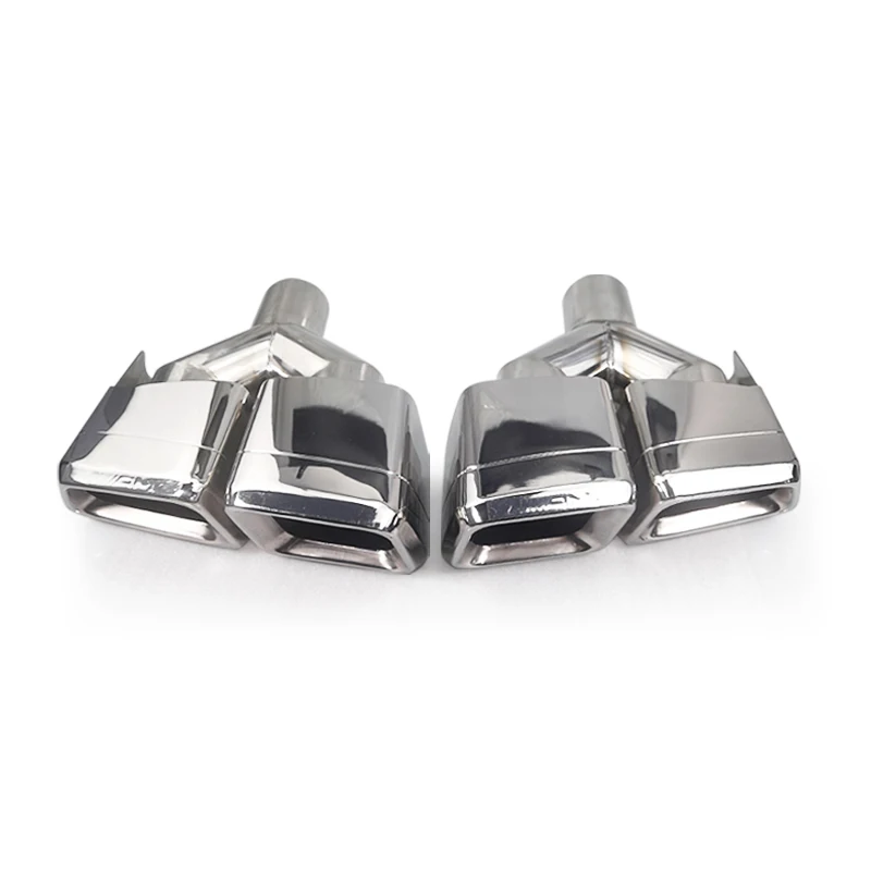 

1 pair fit for Mercedes-Benz W212 E-class modified AMG E63 four-out square stainless exhaust pipe tips