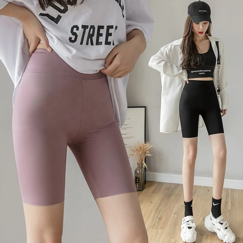 

Hot sales outdoor running super soft yoga cycling shorts womens
