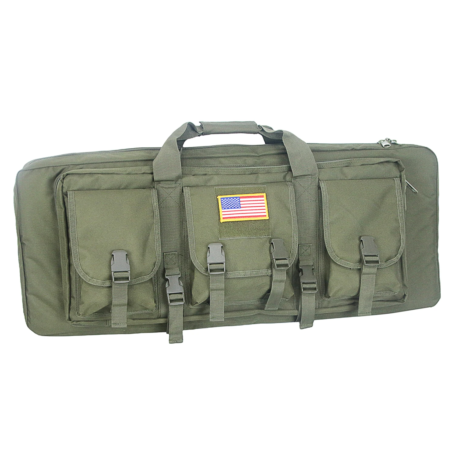 

600d polyester 3 magazine puches rifle bag borsa della pistola gun bag, 7 colors