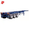 Best quality low price truck chassis frame manufacturers 40ft Skeleton Semi Trailer