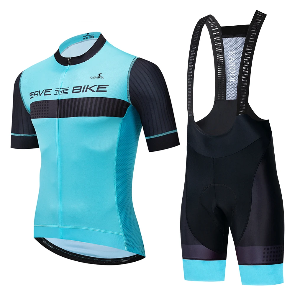 

China Manufacturer Customized Cycling Jersey and Bib Shorts Set