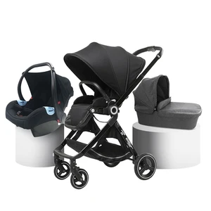 Image of Luxury strollers de bebe transformation travel stroller trolly for baby