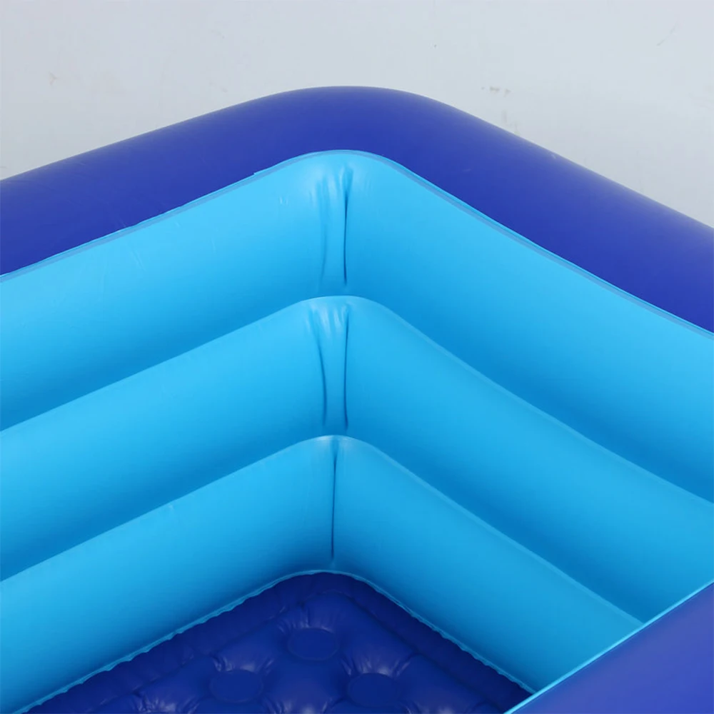

Newbility130*90*48cm Children's inflatable swimming pool home outdoor baby baby family pool, Blue