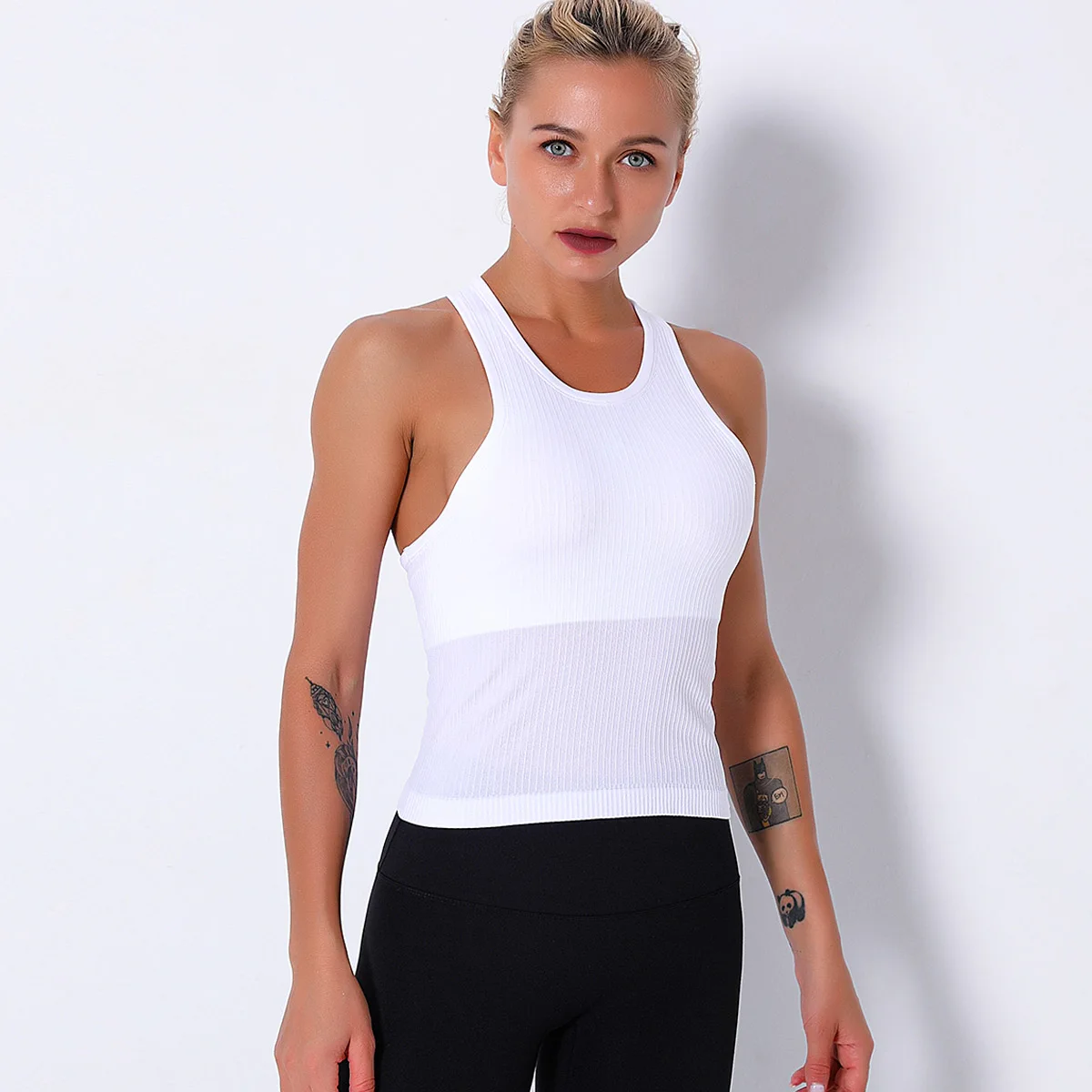 

Buy Soft Womens Yoga Top High Quality Sport Bra Running Training Sexy Ladies Sportwear Fitness Vest Bra Top, Customized colors
