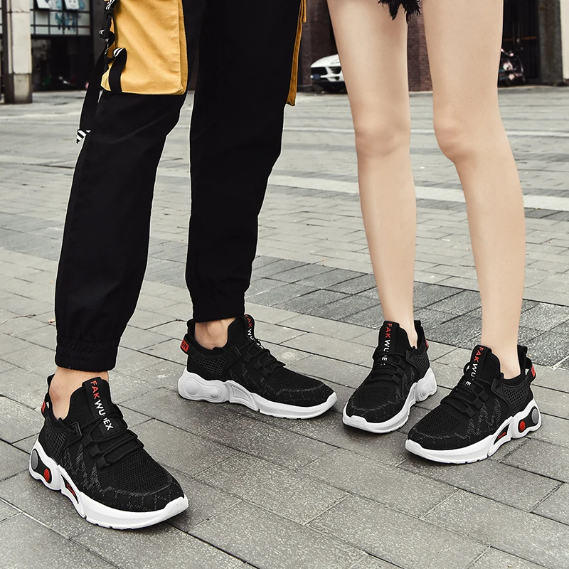 

2022 Hot Sale Mesh Breathable Running Shoes,Comfortable Cheapest Sports Shoe,Casual Couple Men's And Women's Sports Shoes, Black,white