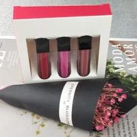 

Beauty gift box for vegan matte liquid lipstick sets glitter nude clear lpgloss kits in high quality