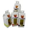 Plastic box design paper packaging box with clear window Hi-tech parts paper box design