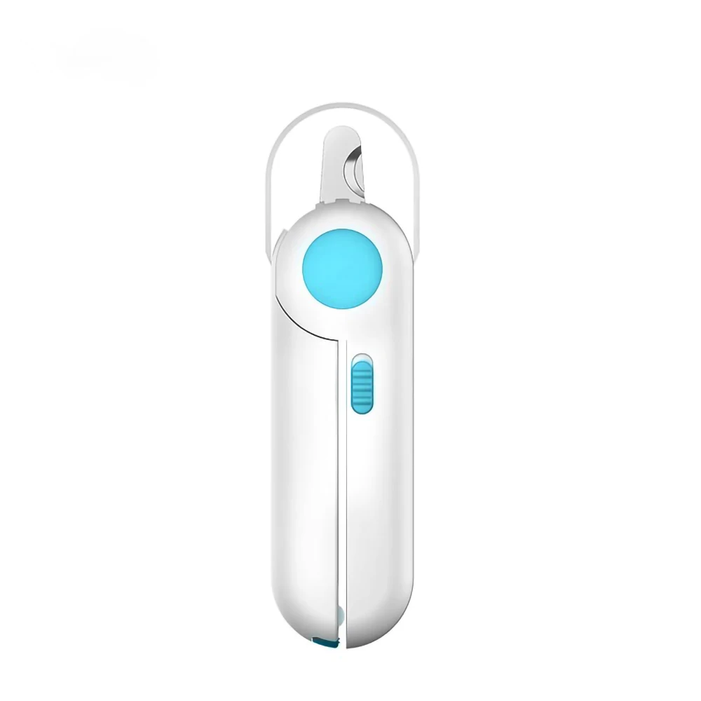 

Battery blue pink electrical led light pet nail clipper for small animals