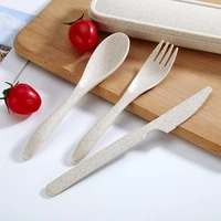 

Portable Silverware Fork Spoon knife Set With Case Eco-Friendly Travel Utensils