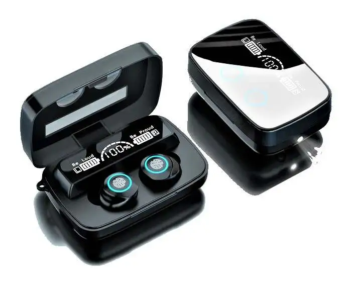 

Tooth Waterproof Wireless Pods Air Bass for Tws Earphone m9-17 Pod Pro Oem Boat Blue tooth V5.0 In-ear Smart Mobile Phones, Black