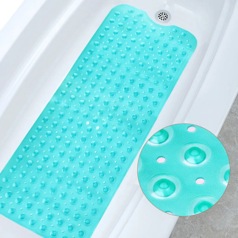 

100 x 40cm Extra Long PVC Bath Tub Mat Anti-slip Bathtub Mat, Stock color, or custom