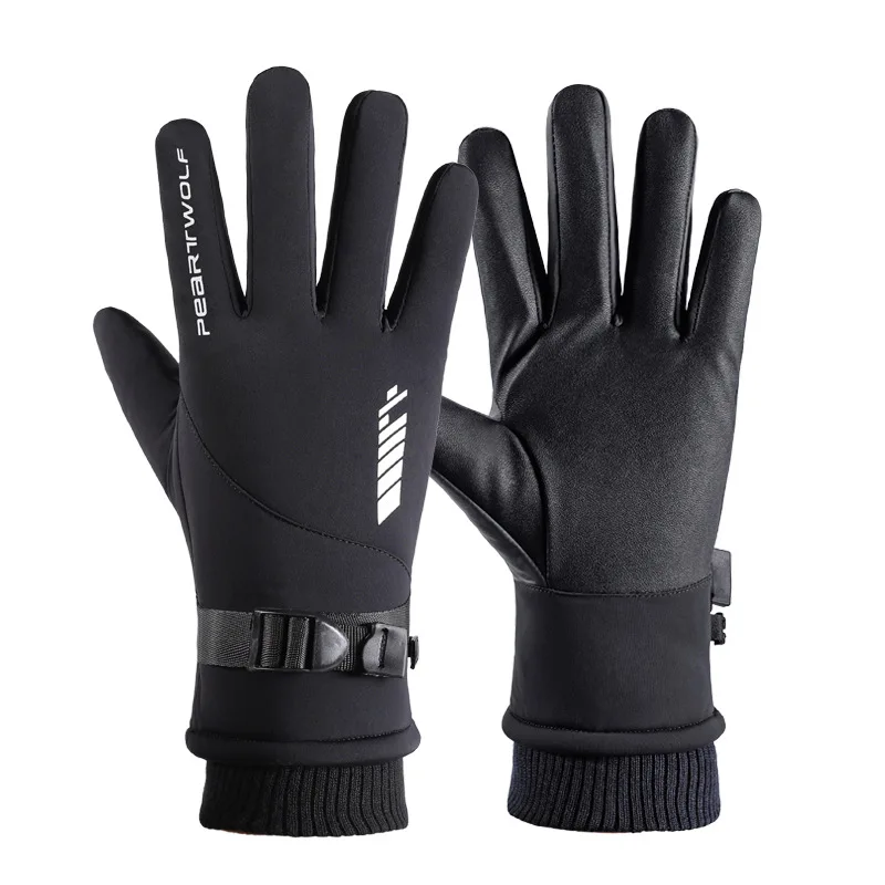 

Warm Gloves Men's Outdoor Touch Screen Winter New Windproof Waterproof Antiskid Riding Gloves Ski Gloves