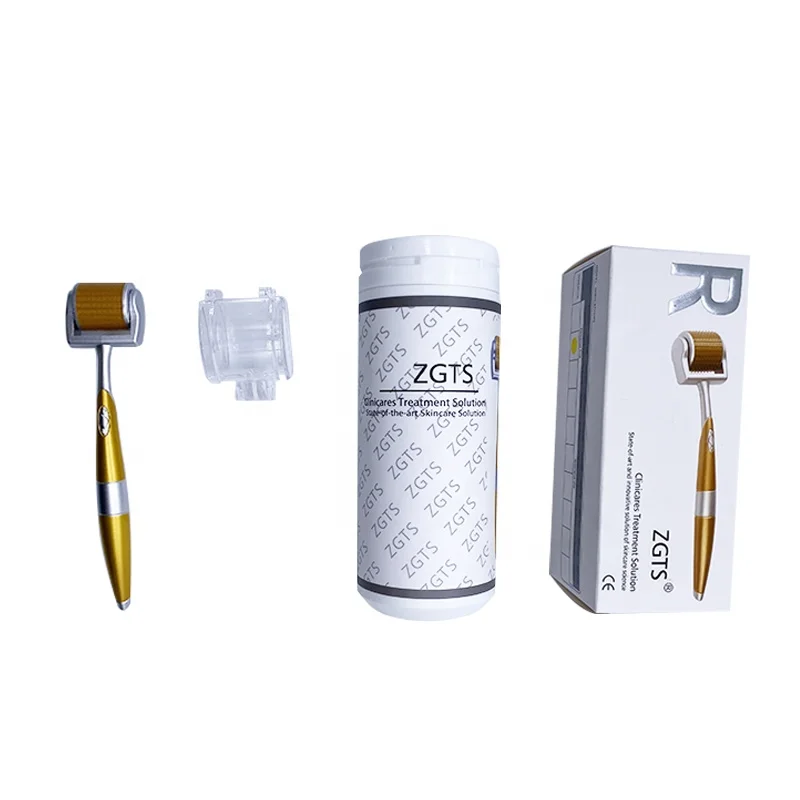 

ZGTS Luxury Titanium Micro Needles 0.5mm DRS Derma Rolling System 192 Dermaroller Microneedling