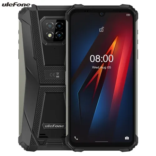 

Original Dropshipping Ulefone Armor 8 Rugged Phone 4GB+64GB cellular 5580mAh Battery mobile phone Android 10.0 Smartphone