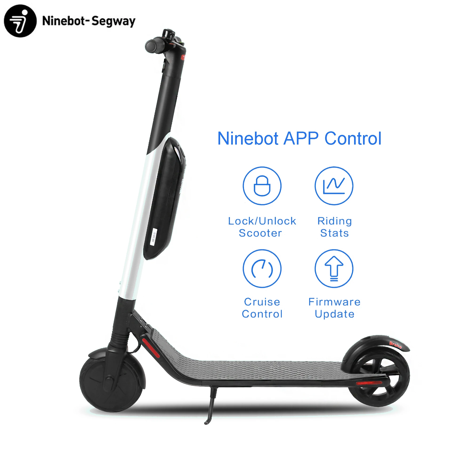 

New Logo EU Stock Original ES4 Eu Warehouse Electric Scooters 8 Inch 300w 10.4ah 35km/h New Smart Scooter AdultElectric Scooters