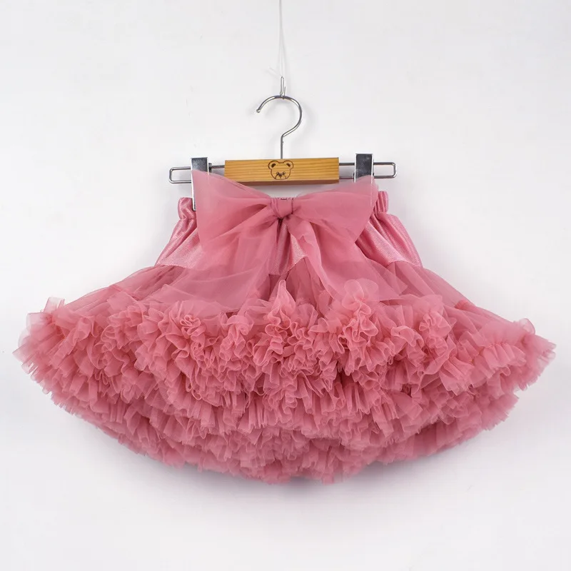 
High Quality Baby Girls Tutu Skirt Fluffy Children Ballet Kids Princess Tulle Party Dance Skirts 