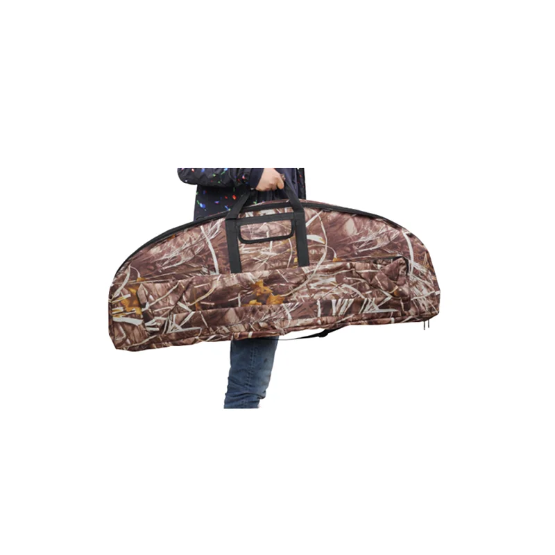 Highgrade Waterproof Cloth Archery Black Compound Bow Bags Sponge