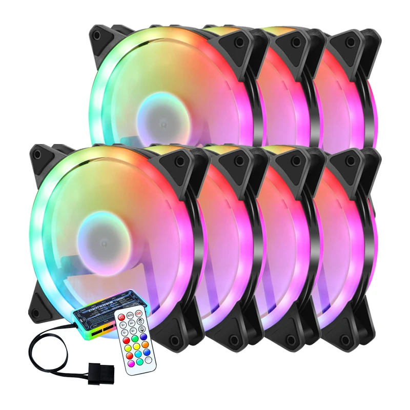 

Factory OEM Ventilador RGB Fan 120mm Liquid Cooler Fans PC Case 120mm Cooling Fan for Gaming Case, Multi color-rgb