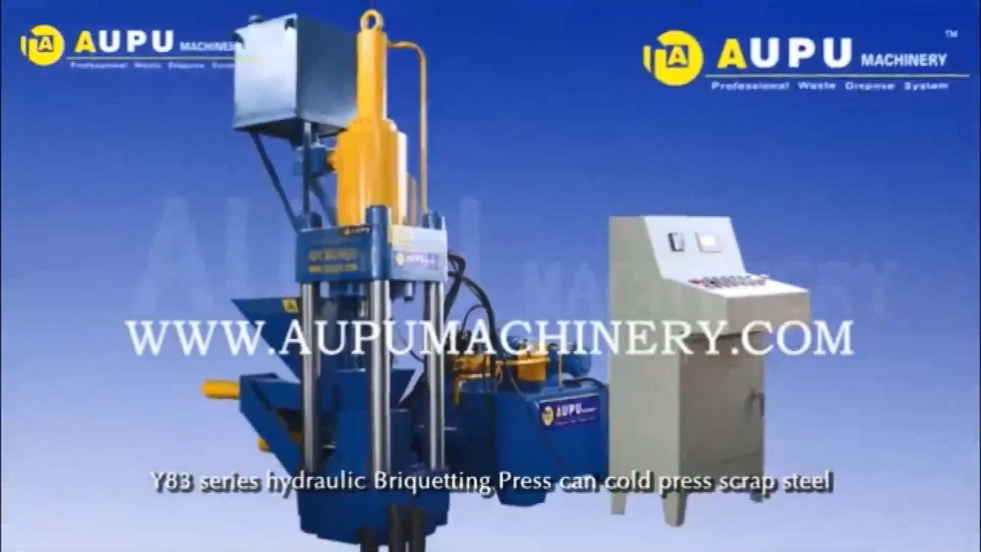 Popular Hydraulic Scrap Metal Chip Compactor Briquetting Press Machine
