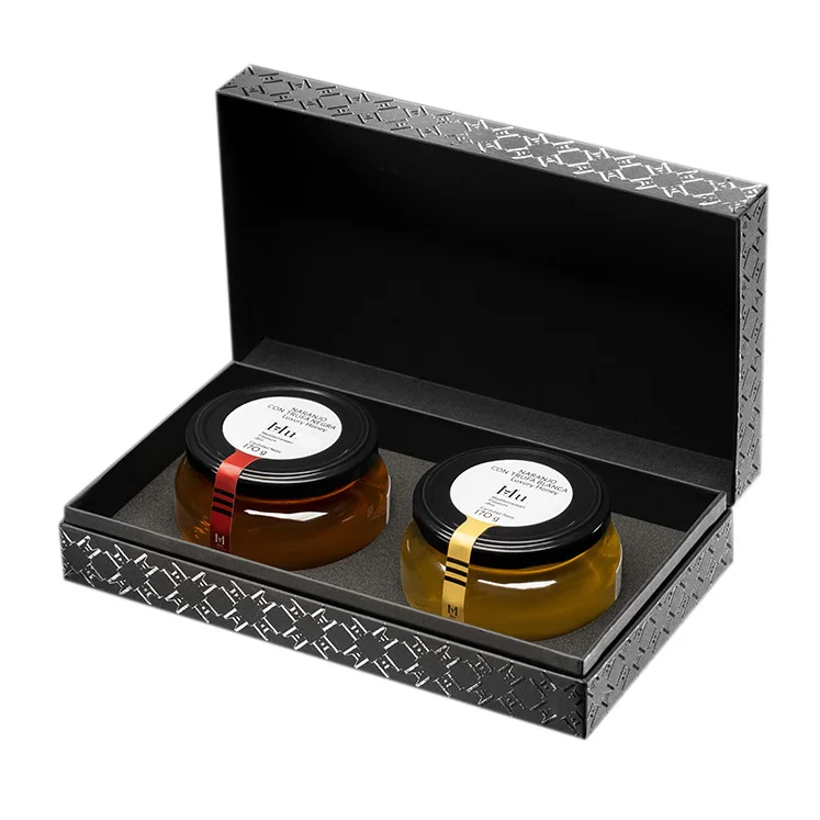 Luxury Custom Paper Packing Envases Miel Honey Jar Gift Box Packaging ...