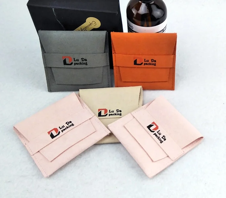 

Display microfiber suede jewelry packaging pouch bags with custom logo for necklaces ,rings and bracelets, Customized color