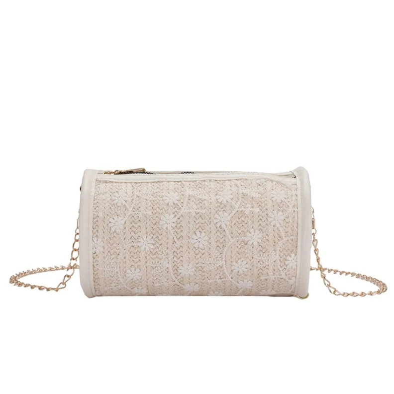 

XP1588 Bag women 2021 new summer fairy messenger chain shoulder bag small fresh straw vacation beach bag