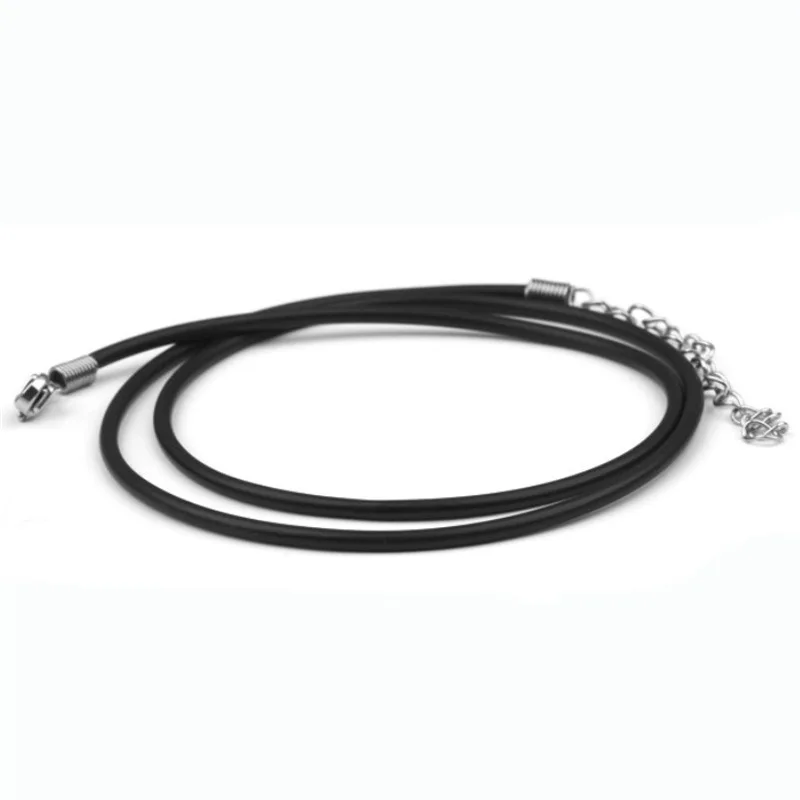 

JuHu Black Leather Rope Men And Women Couples With Chain Lobster Clasp Adjustable Wholesale Necklace, 1.5mm (buy 5 get 1),2mm (buy 5 get 1), one certificate