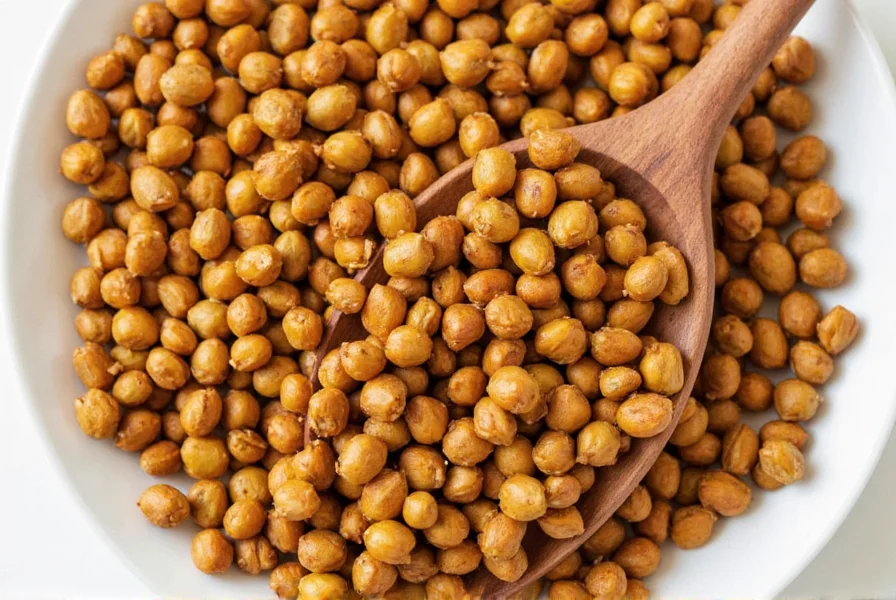 Spiced pepitas sprinkled over salad