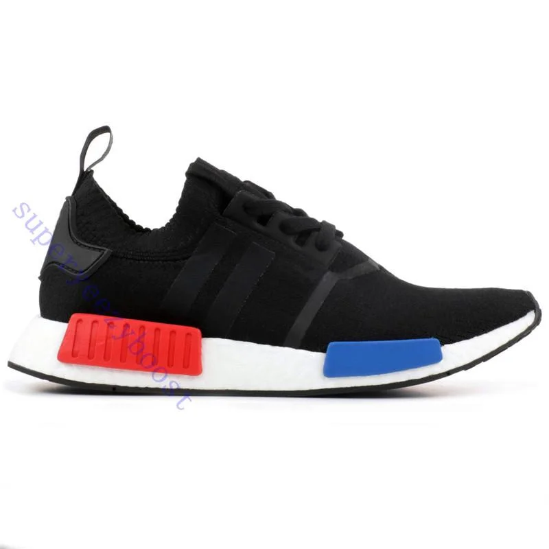 

NMD R1 mens running shoes lush red light onix Europe Exclusive Tactile Green triple black white men women outdoor trainers s