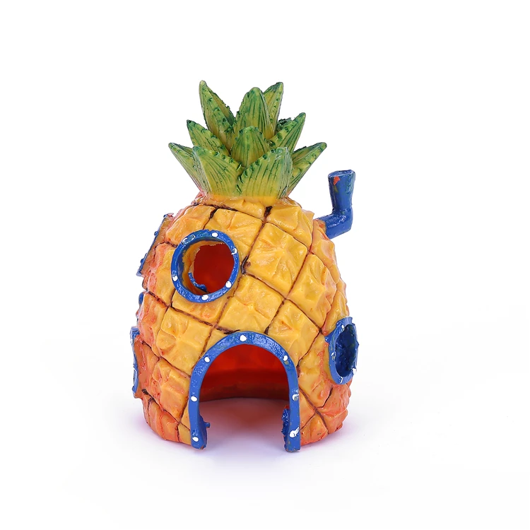 pineapple aquarium ornament