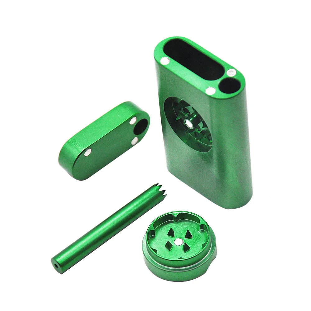Smoking Product Grindcase Metal One Hitter Dugout Pinch Hitter Grinder