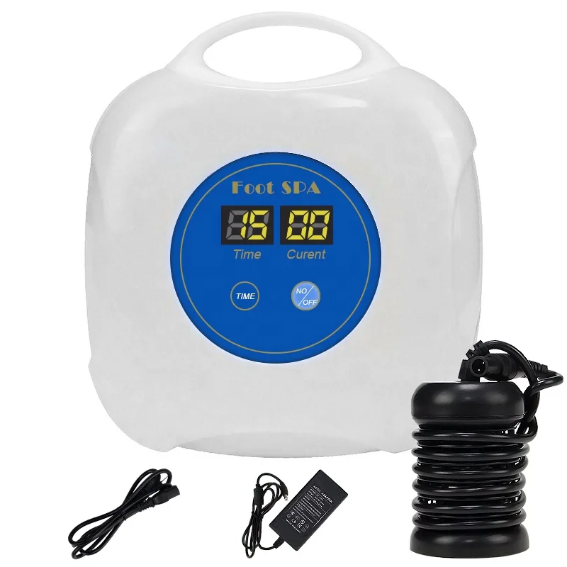 Home Use Portable Ionic Detox Foot Spa Machine Mini Ionic Foot Bath Machine With Array