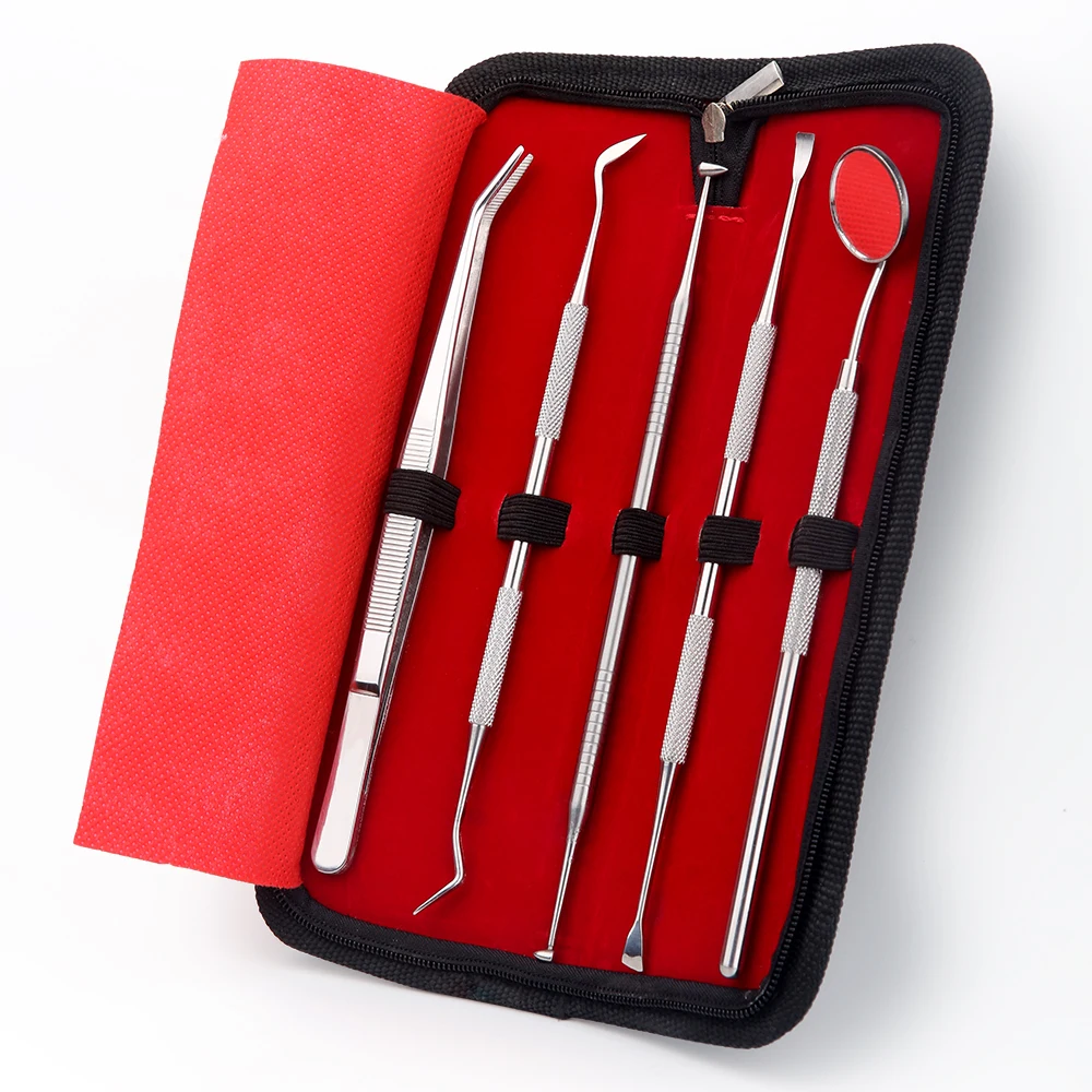 

Hot sale oral care tools 5-piece set of probes dental cleaning device oral care, Customized