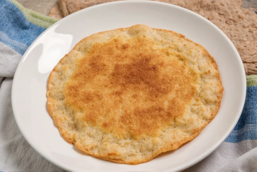 Close-up of golden-brown cinnamon sugar tortilla quarters on white plate with cinnamon sugar mixture sprinkled around