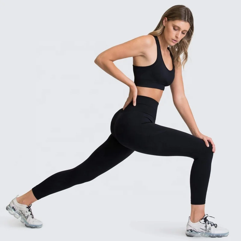

Custom Women Fitness Clothing Sport Wear Yoga Set Gym Sportswear Running Leggings Women Set, Picture