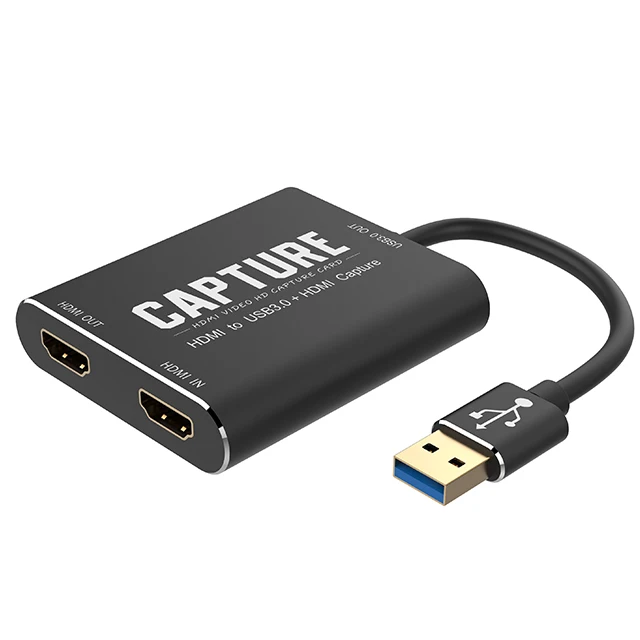 

High Quality Capture Card USB 3.0 HD Capture Card 60fps Live Streaming Capture Card for PC