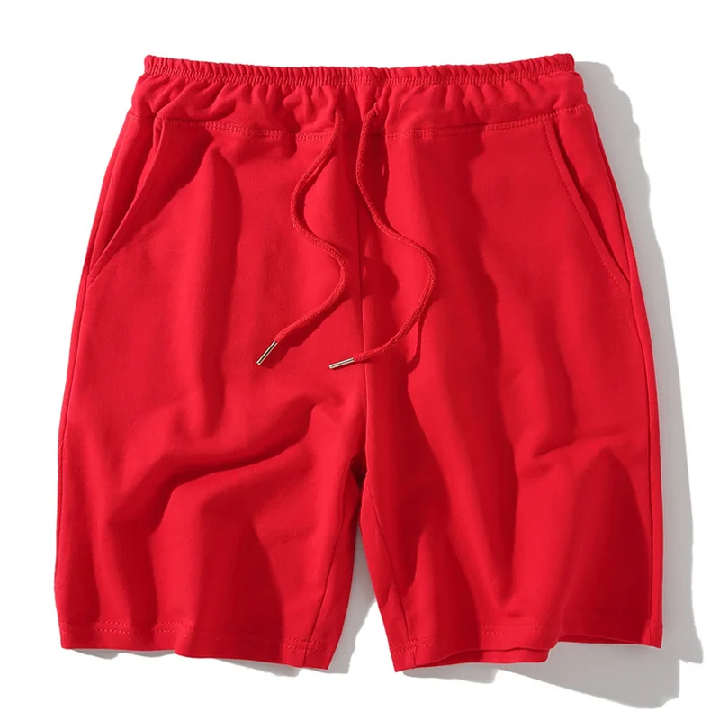 

2022 New Design 100% Cotton Men's Cropped Sports Shorts Loose Pants Jogger Shorts For men Summer