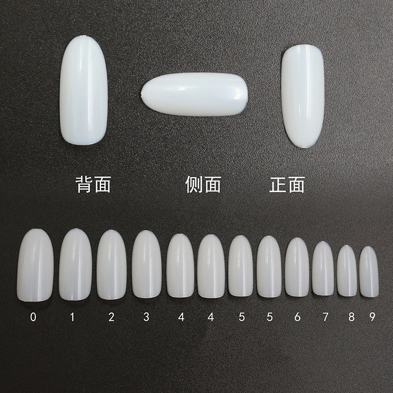 

500pcs/set natural color false nails 500 pcs trendy press on nails press on nails tips clear