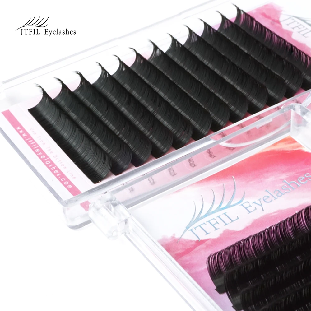 

JTFIL manufacturers individual mink pbt lash extensions private label eyelash extension