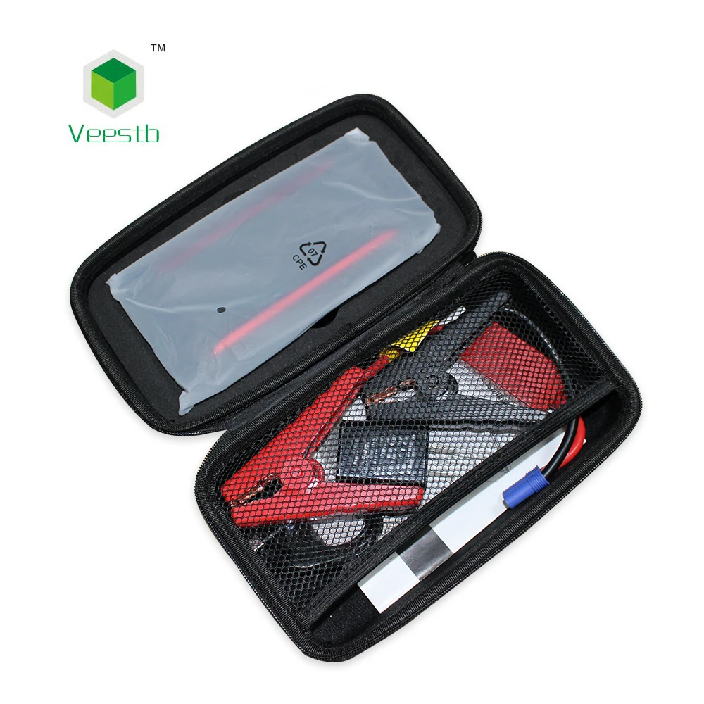 

10000mAh 600A Peak Current Auto Emergency Jump Booster With Smart Clamp Jump Starter Portable