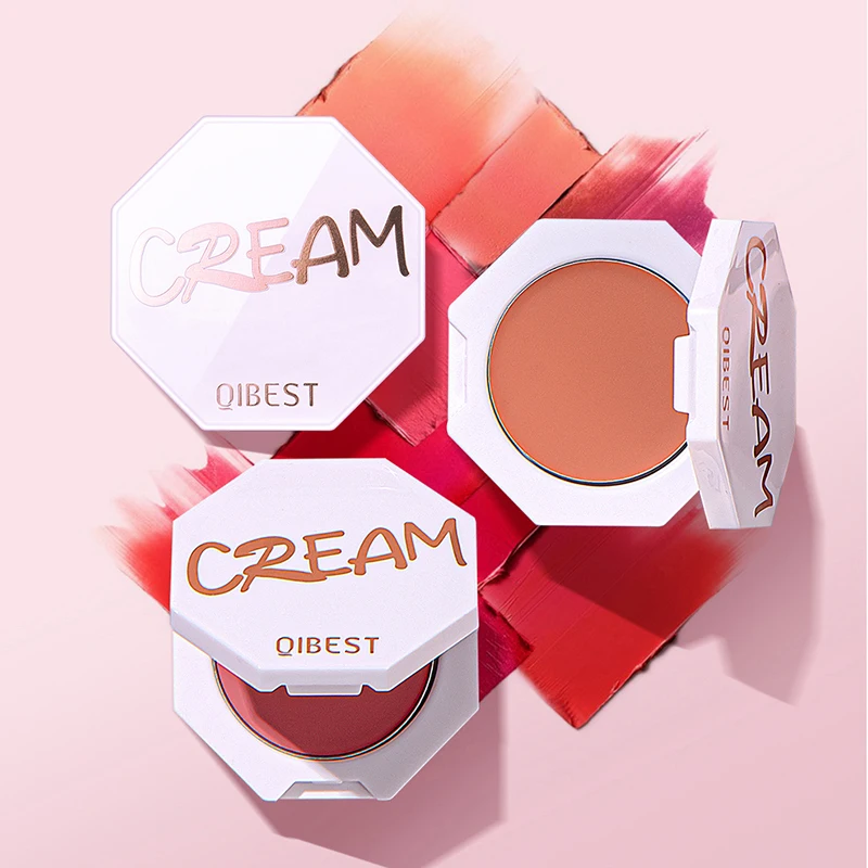 

Peach Cream Makeup Blush Palette Cheek Contour Blush Cosmetics Blusher Cream Korean Makeup Rouge Cheek Tint Blush