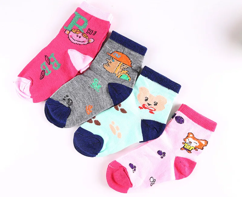 custom High quality cotton cute animal socks fashion cartoon lovely children baby socks