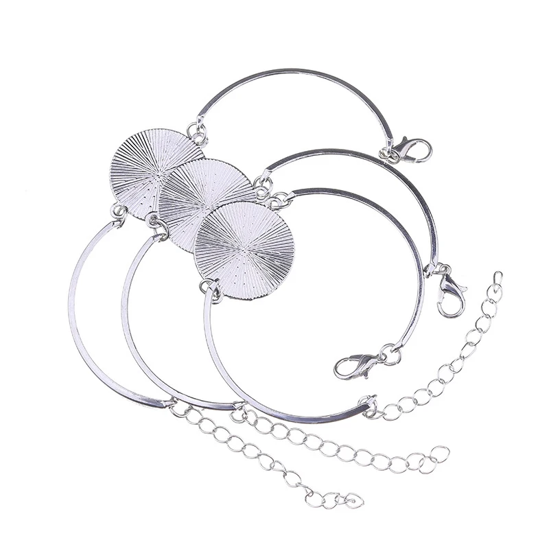 

Thermal Transfer Sublimation Blank Contracted Fashion Jewelry With Thermal Transfer Aluminum Sheet Diy Bracelet, As picture